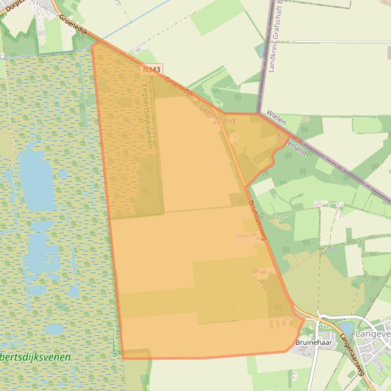 Kaart van postcodegebied 7675TA.