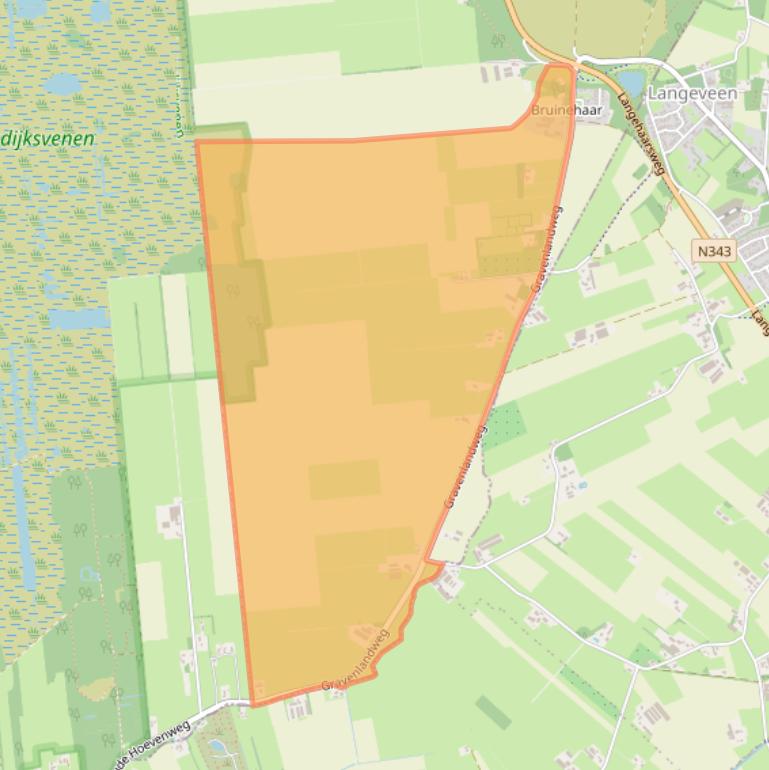 Kaart van postcodegebied 7675TB.