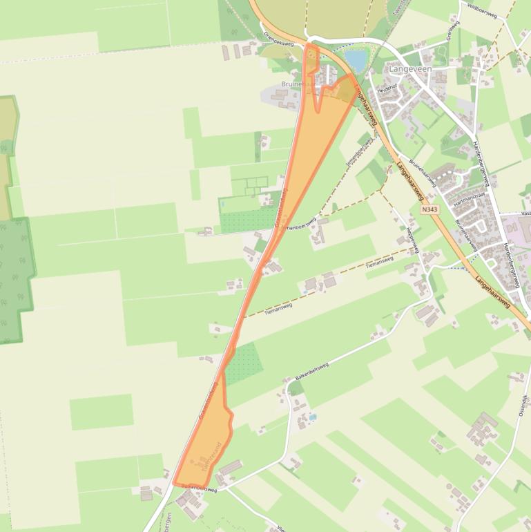 Kaart van postcodegebied 7675TC.