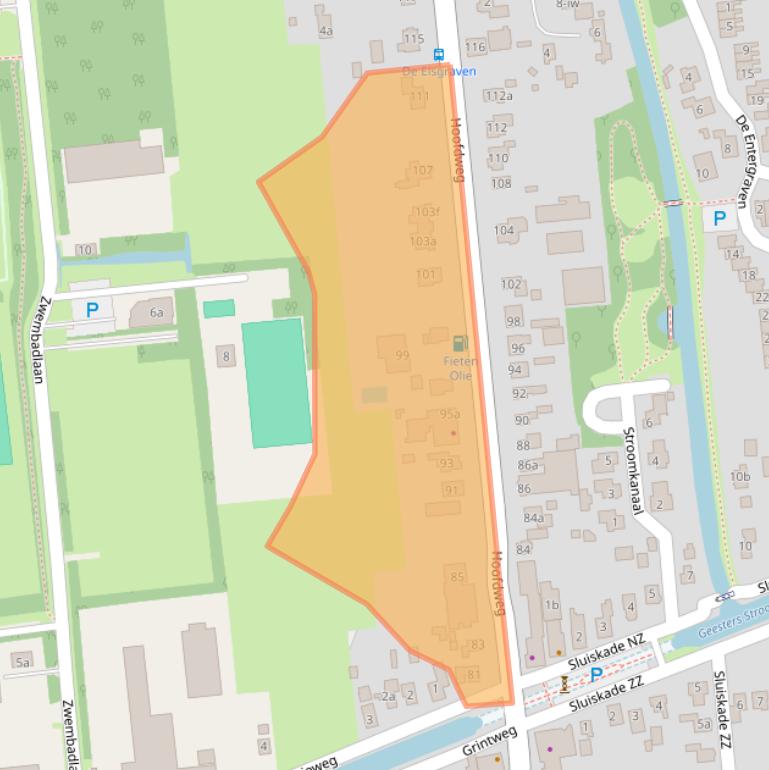 Kaart van postcodegebied 7676AC.