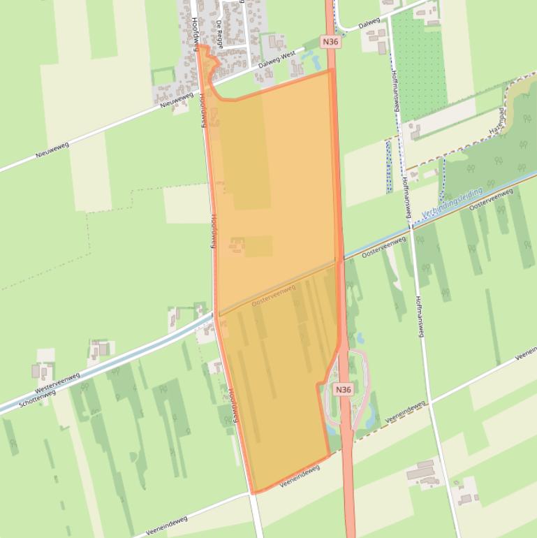 Kaart van postcodegebied 7676AE.