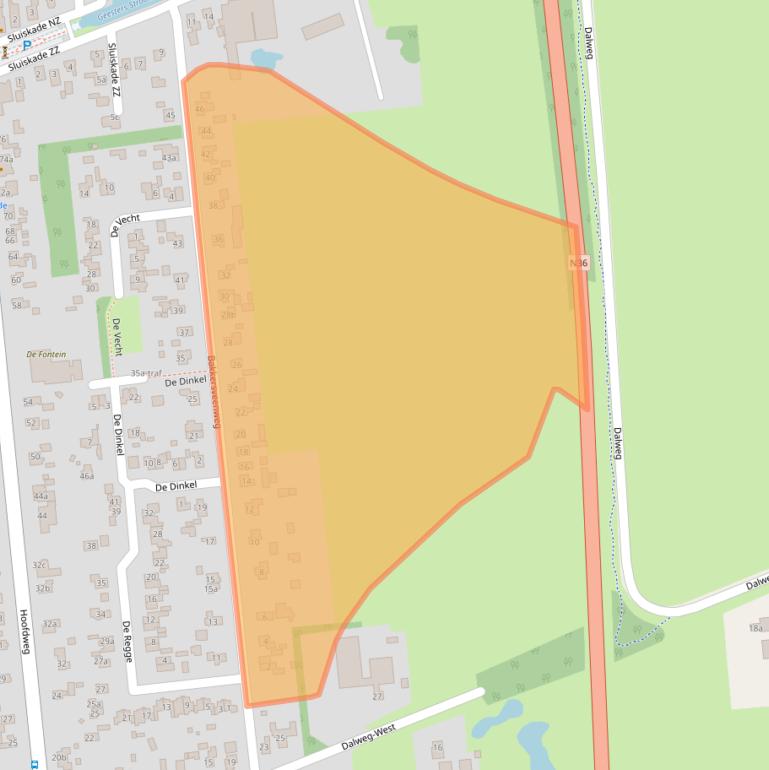 Kaart van postcodegebied 7676AN.