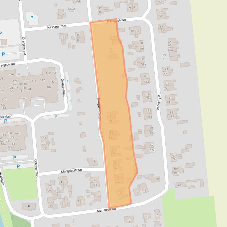 Kaart van postcodegebied 7676AS.