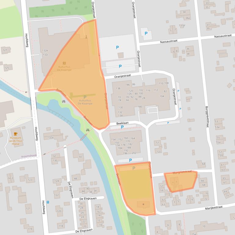 Kaart van postcodegebied 7676BC.