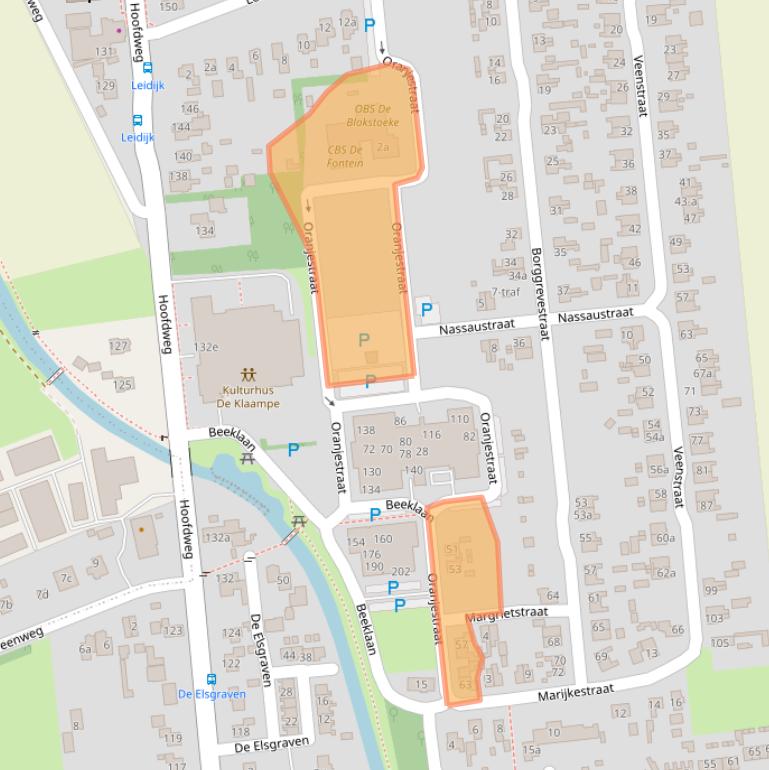 Kaart van postcodegebied 7676BH.