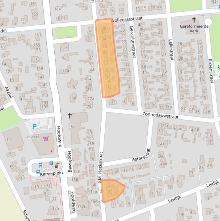 Kaart van postcodegebied 7676BM.