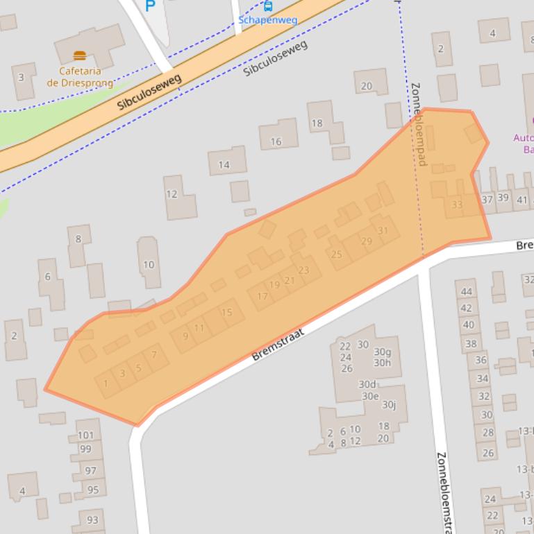 Kaart van postcodegebied 7676BR.