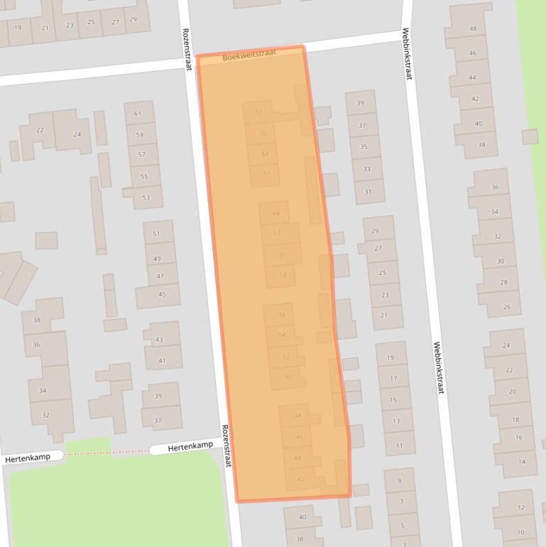 Kaart van postcodegebied 7676CN.