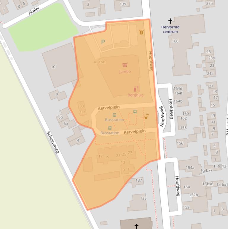 Kaart van postcodegebied 7676DA.