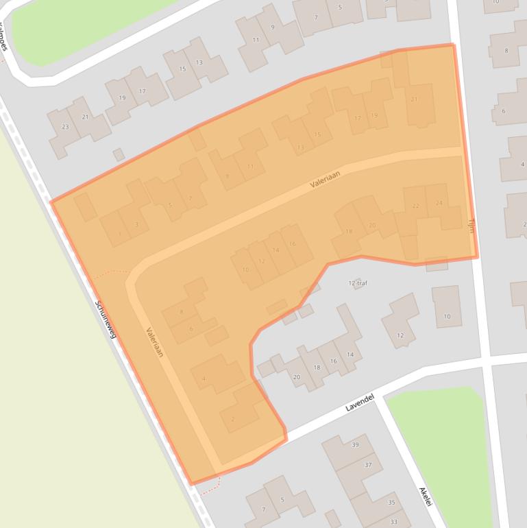 Kaart van postcodegebied 7676DE.