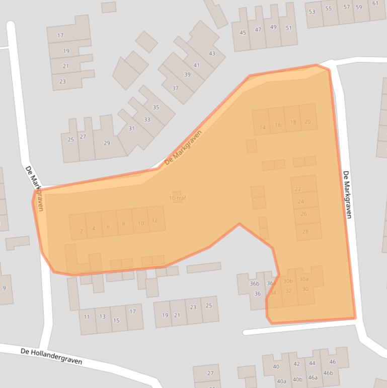 Kaart van postcodegebied 7676EE.