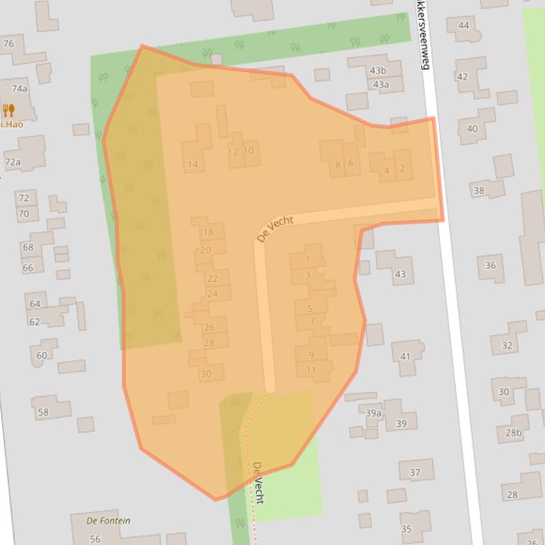 Kaart van postcodegebied 7676EM.