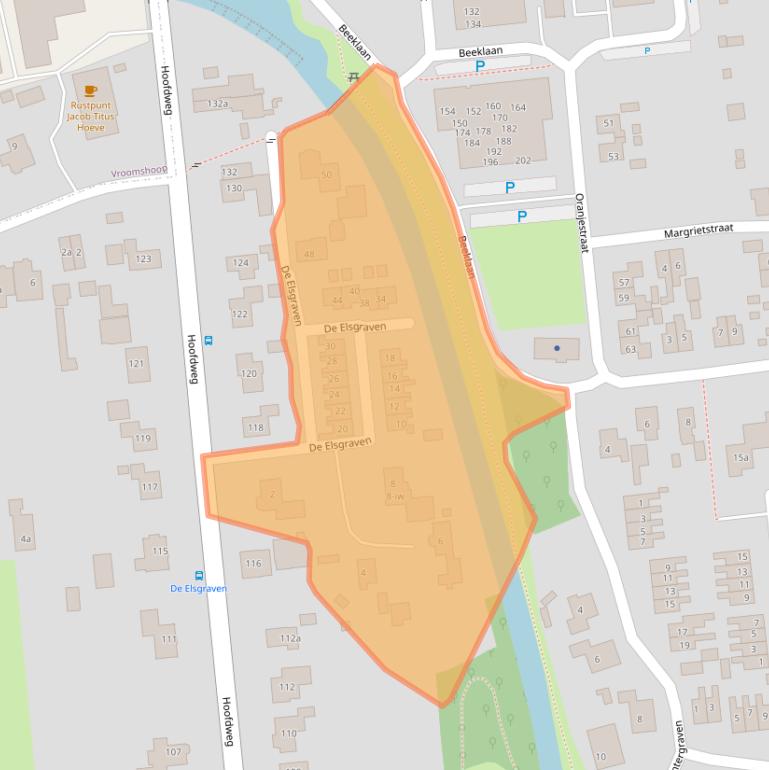 Kaart van postcodegebied 7676ET.