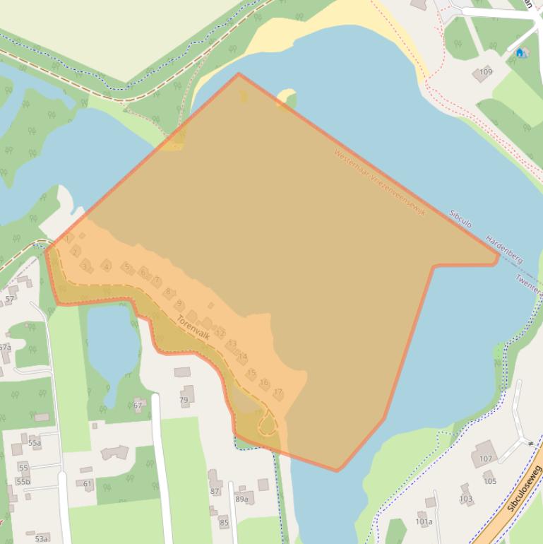 Kaart van postcodegebied 7676PZ.