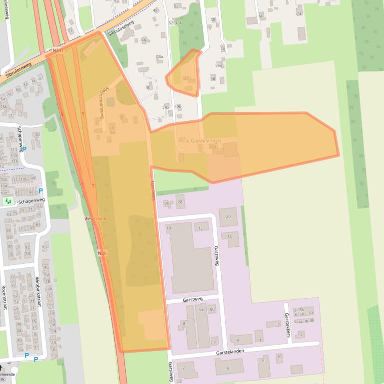 Kaart van postcodegebied 7676SP.