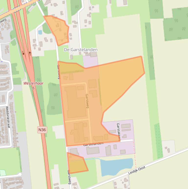 Kaart van postcodegebied 7676ST.