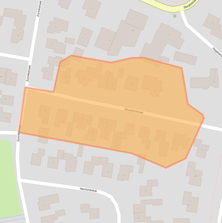 Kaart van postcodegebied 7678AA.