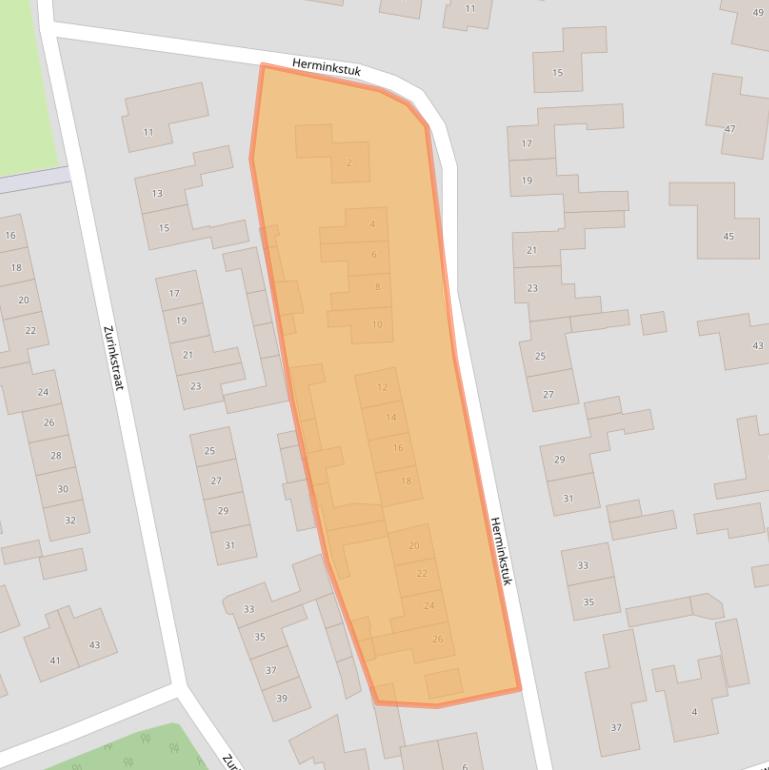 Kaart van postcodegebied 7678AN.