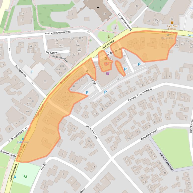 Kaart van postcodegebied 7678AV.
