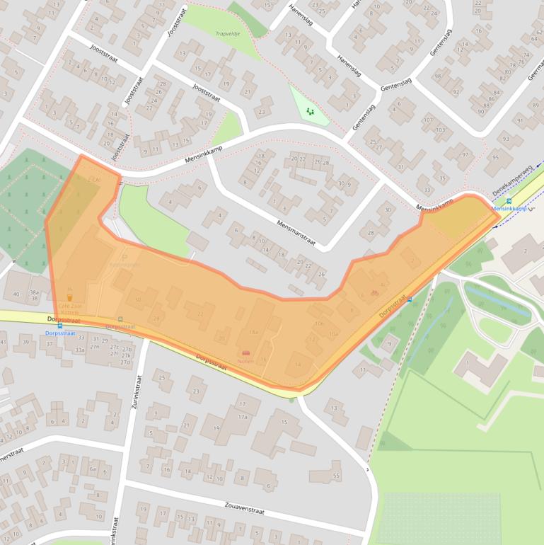 Kaart van postcodegebied 7678AW.