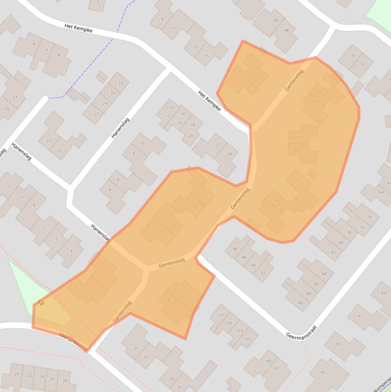 Kaart van postcodegebied 7678BR.