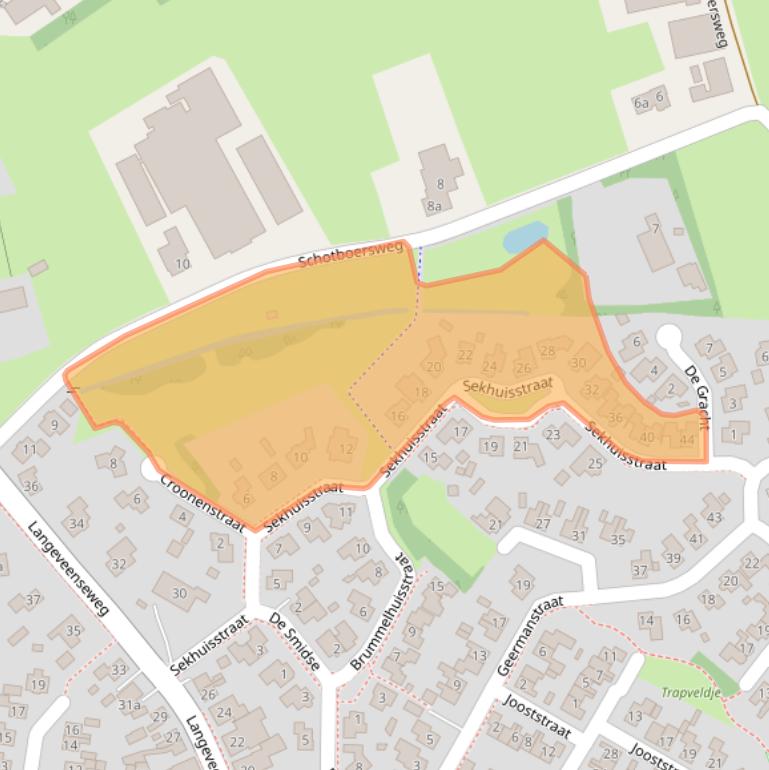 Kaart van postcodegebied 7678BT.