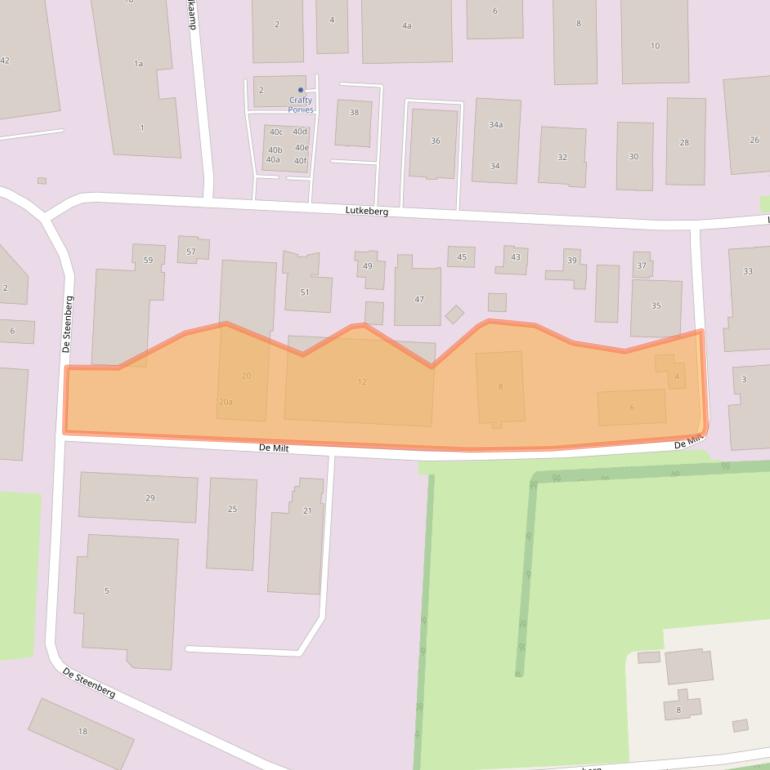 Kaart van postcodegebied 7678CA.