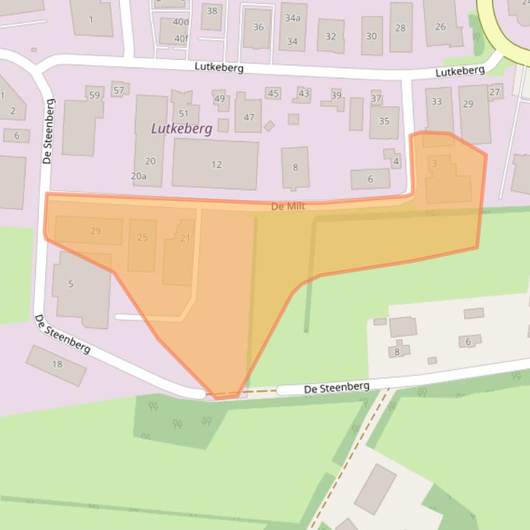 Kaart van postcodegebied 7678CB.