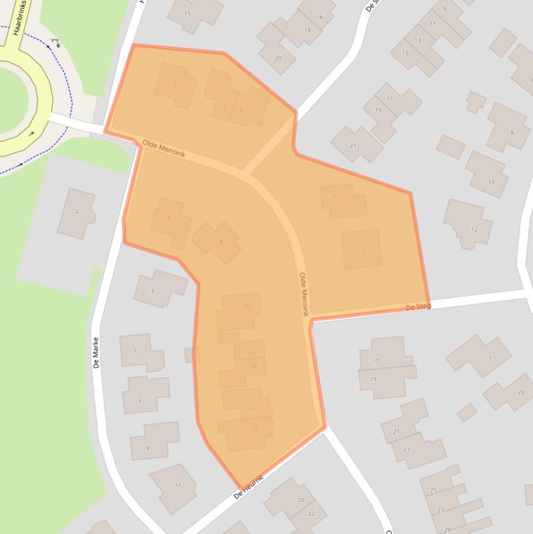 Kaart van postcodegebied 7678CE.