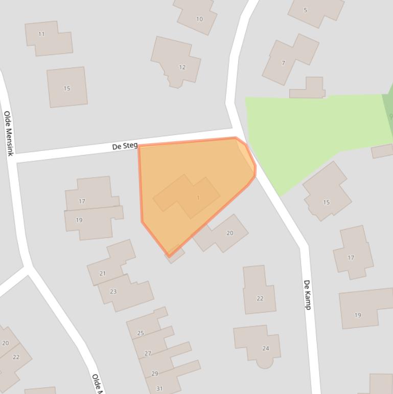 Kaart van postcodegebied 7678CM.