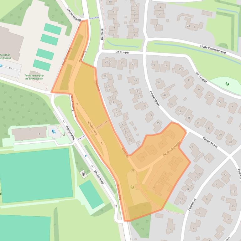 Kaart van postcodegebied 7678DG.