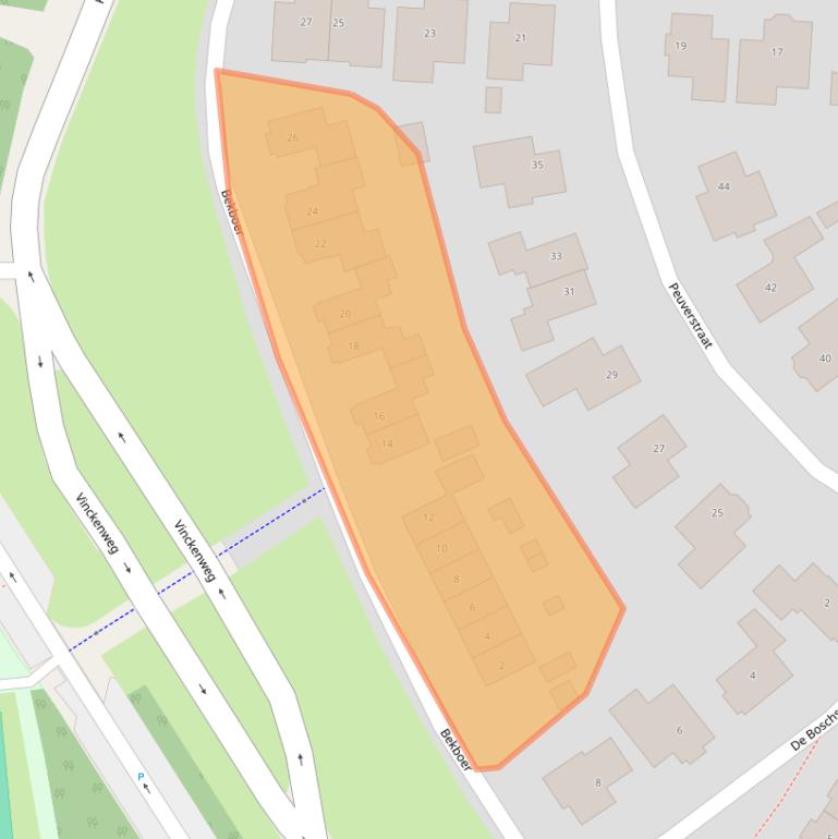 Kaart van postcodegebied 7678DH.