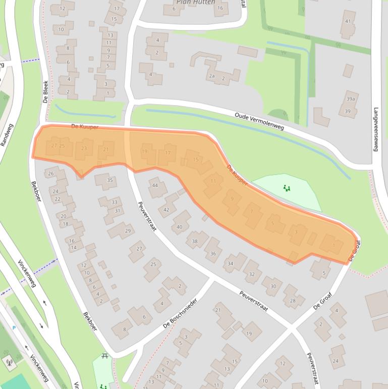 Kaart van postcodegebied 7678DJ.