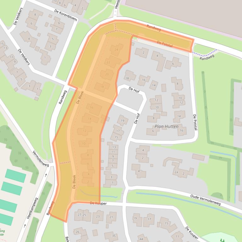 Kaart van postcodegebied 7678DL.