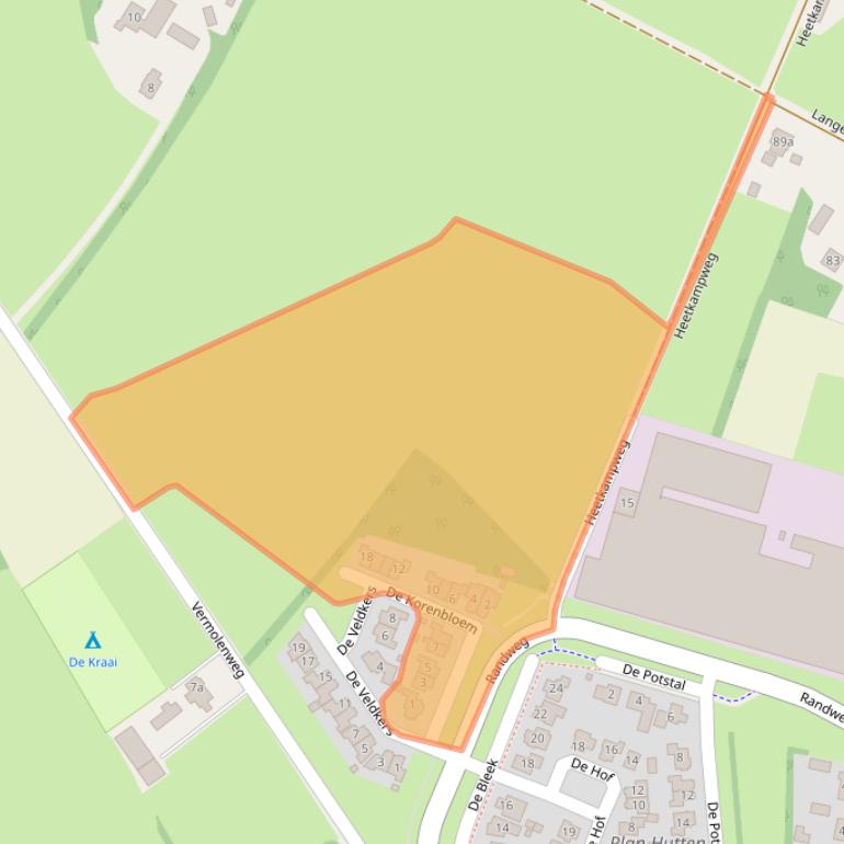 Kaart van postcodegebied 7678DP.