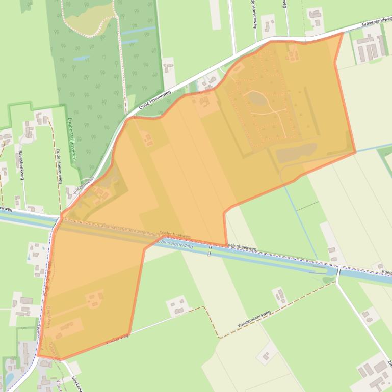 Kaart van postcodegebied 7678PB.
