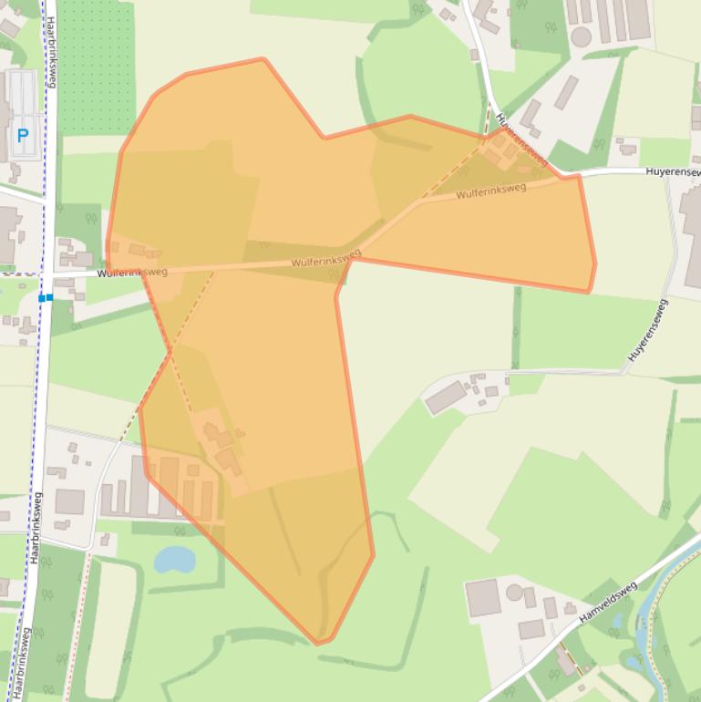 Kaart van postcodegebied 7678RP.