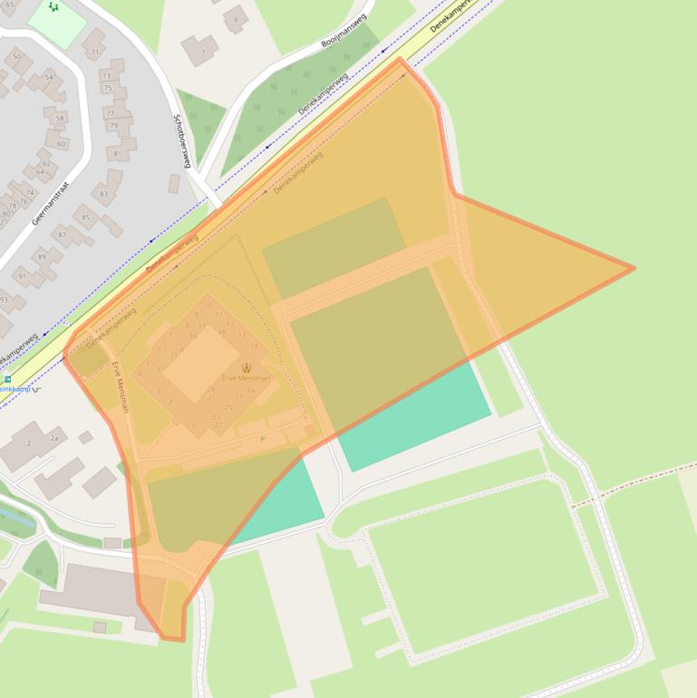 Kaart van postcodegebied 7678RX.