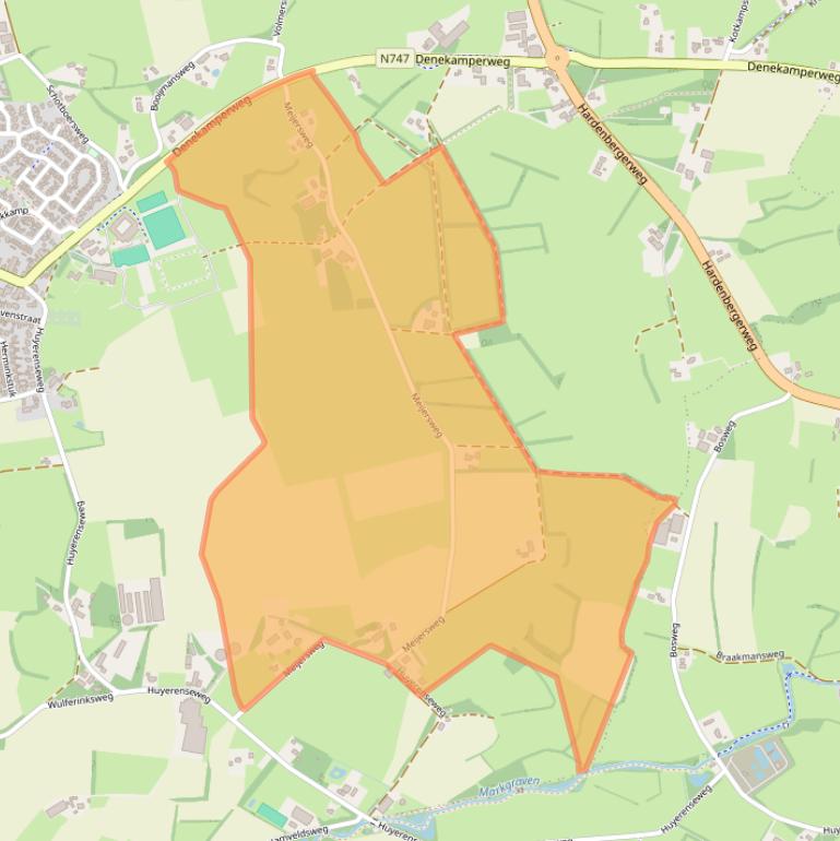 Kaart van postcodegebied 7678SH.