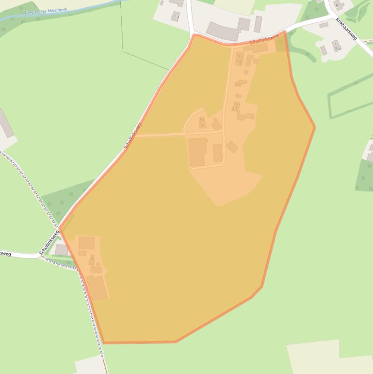 Kaart van postcodegebied 7678SL.