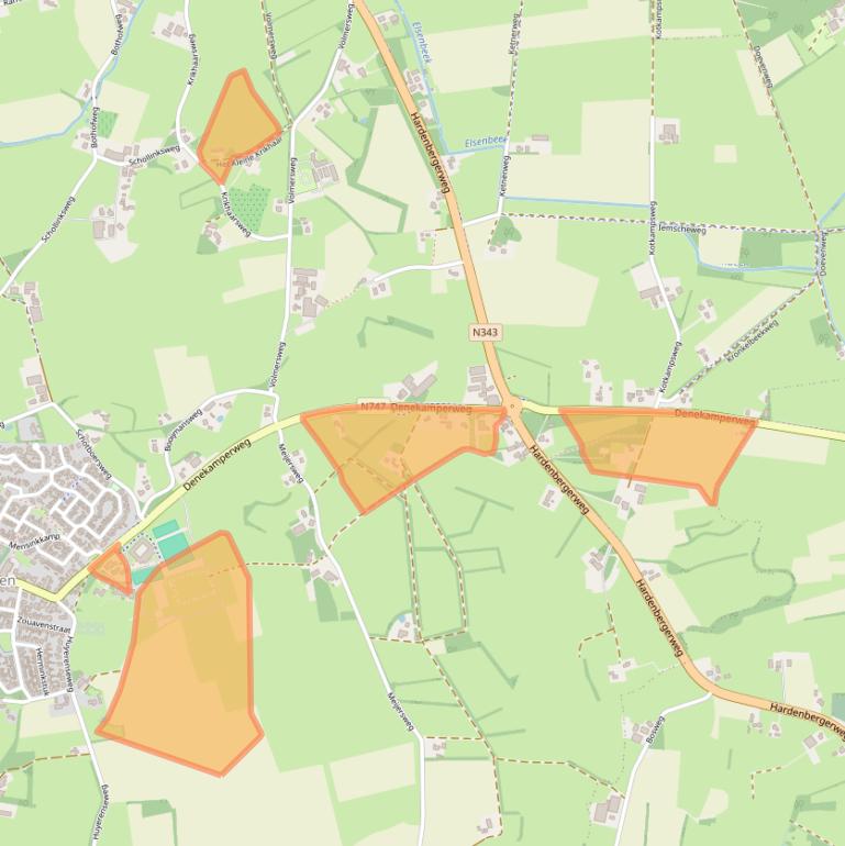 Kaart van postcodegebied 7678SZ.