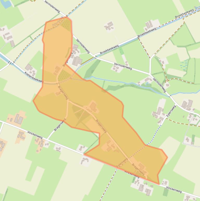 Kaart van postcodegebied 7678TH.