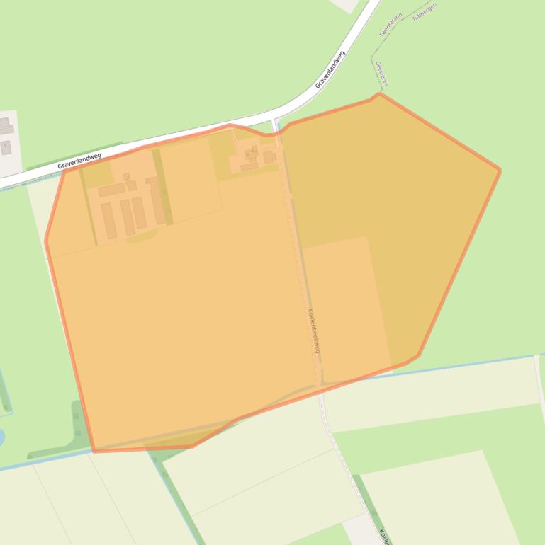 Kaart van postcodegebied 7678TR.