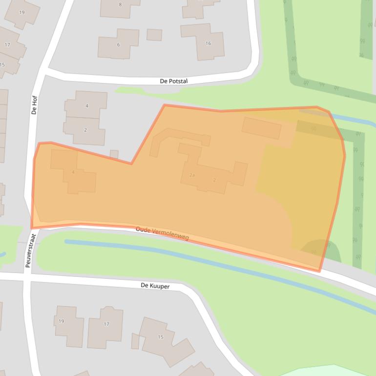 Kaart van postcodegebied 7678TT.