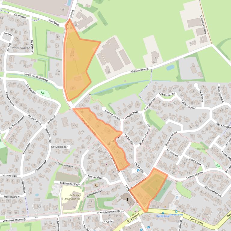 Kaart van postcodegebied 7678VE.