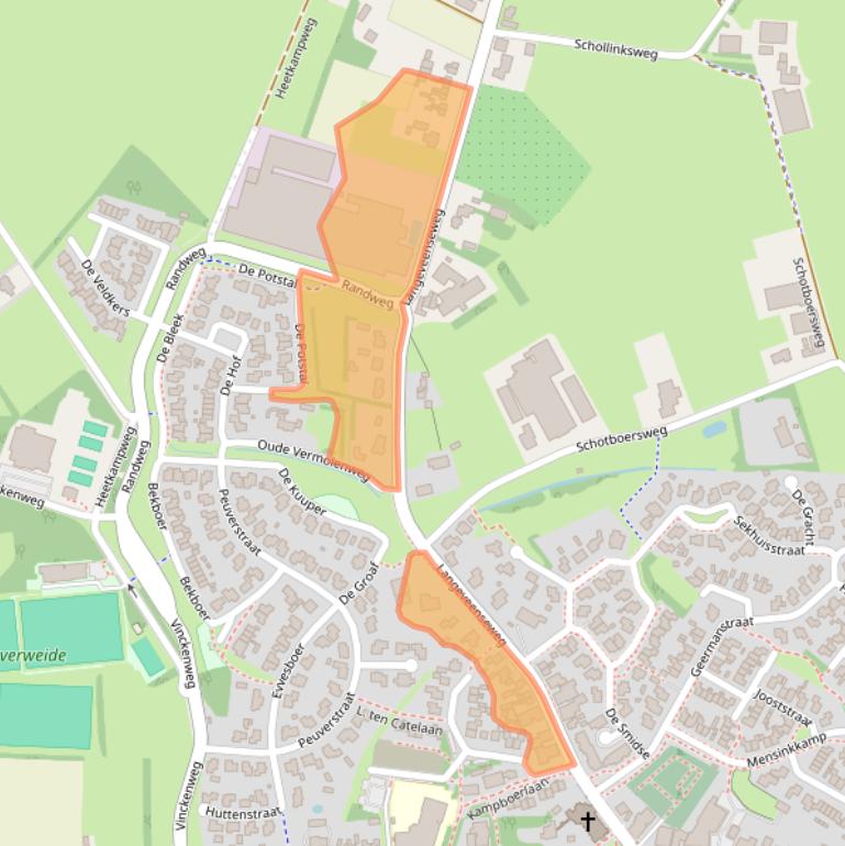 Kaart van postcodegebied 7678VH.