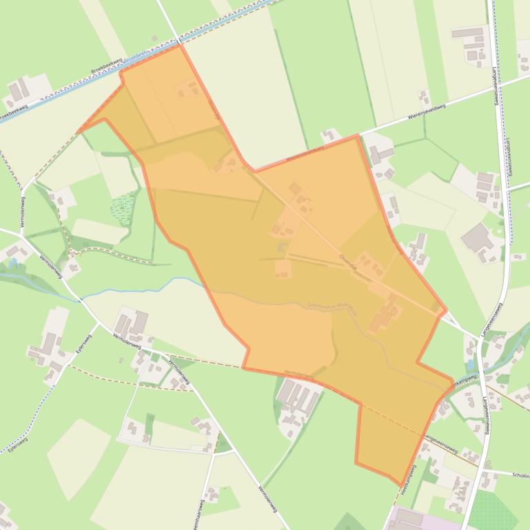 Kaart van postcodegebied 7678VL.