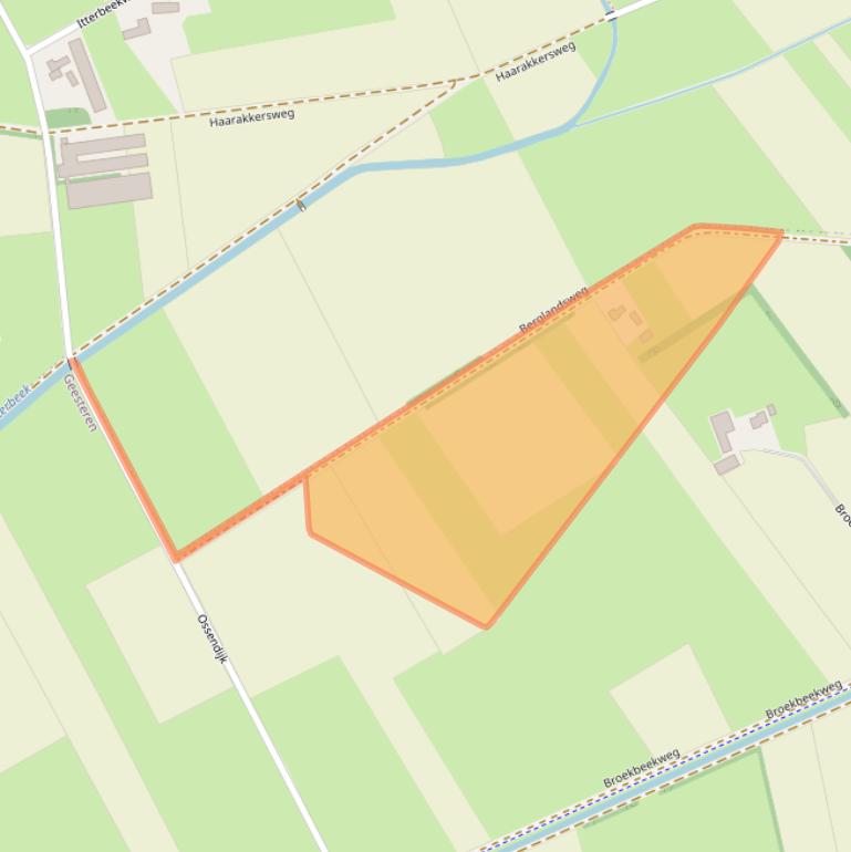 Kaart van postcodegebied 7678VP.