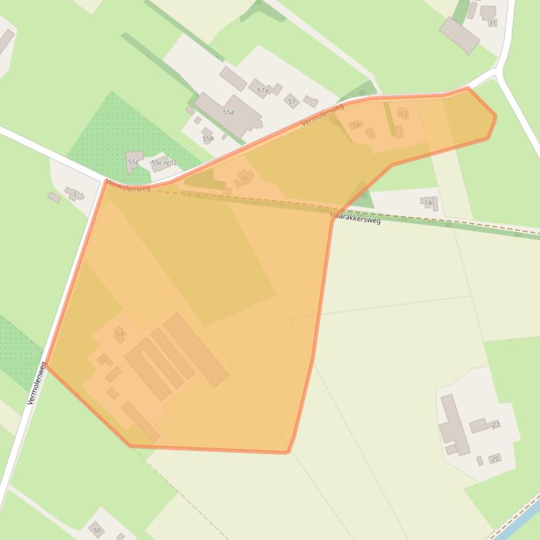 Kaart van postcodegebied 7679TC.