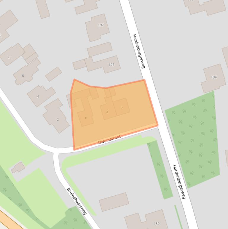 Kaart van postcodegebied 7679TV.